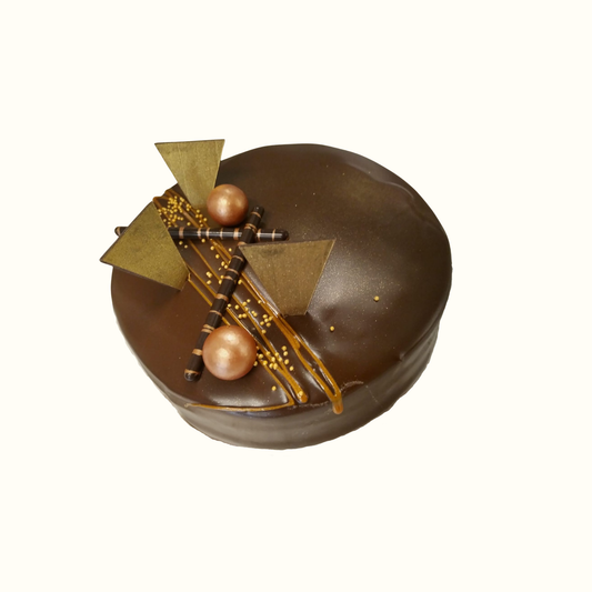 Suklaaglaseerattu kakku